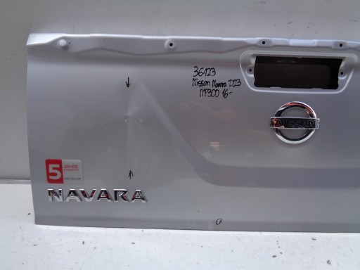 boot doors NISSAN NAVARA D23 NP300 16- NR 36123