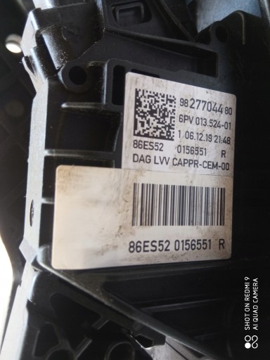 OPEL CORSA F accelerator pedal brakes 9827704480