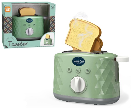 ТОСТЕР НАБІР ДРІБНОЇ ПОБУТОВОЇ ТЕХНІКИ ІГРАШКА ДЛЯ ДІТЕЙ ТОСТ