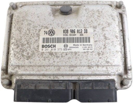 VW GOLF IV BORA module control unit of the engine 1.9 TDI 038906012DB 0281010373