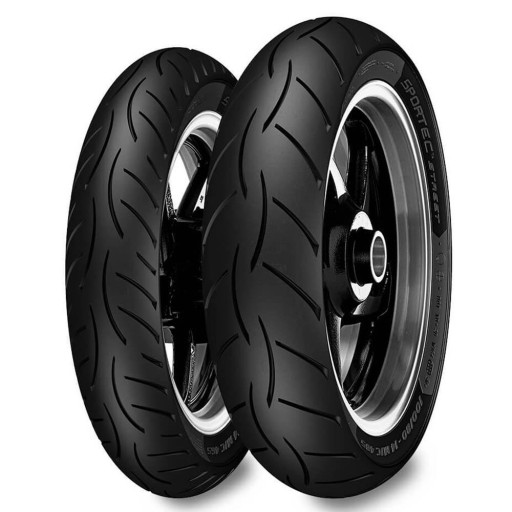 2x PNEUMATIKY 90/80-17 Metzeler SPORTEC STREET 46S