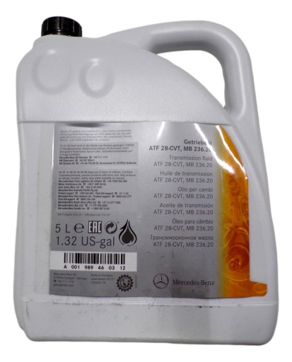 Трансмісійне масло мерседес 5л 236.20 о.е