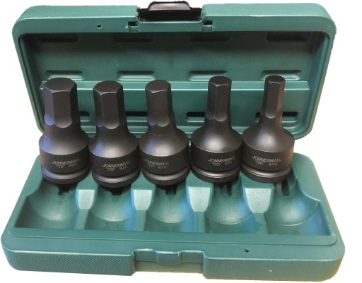 Головки Jonnesway Impact Ампульные ключи 3/4 дюйма 14–24