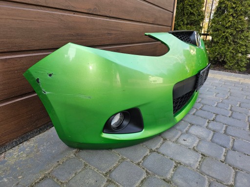 MAZDA 2 II DE front bumper D651-50031 grille green fog lights 07-10r 36a