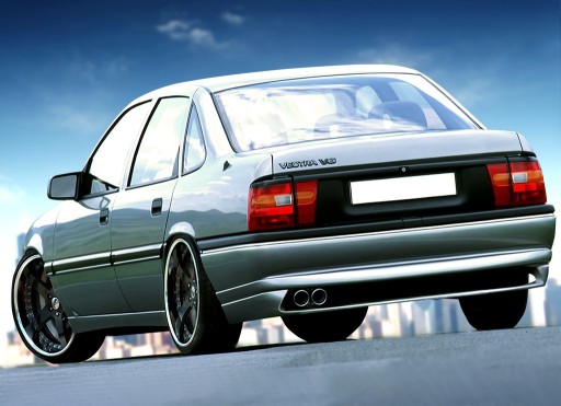 OPEL VECTRA A *ЮБКА ЗАДНЕГО БАМПЕРА* DJ-ТЮНИНГ