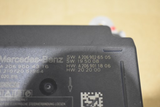 IDEALNY module control unit airbag MERCEDES W206 1