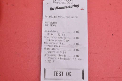 starter test 36100-2B200 M000T32571ZE KIA CEED 1 and 1.6 16V 126 KM 07-10