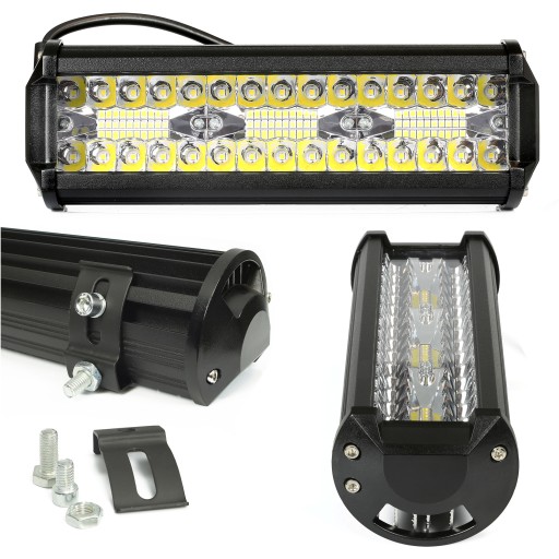 LED (СВЕТОДИОД ) 180W ПРОТИВОТУМАНКА ПРОЖЕКТОР ФАРА РАБОЧАЯ 12V 24V изображение 1