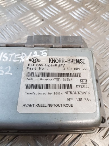 control unit ELF KNORR-BREMSE 0504004114