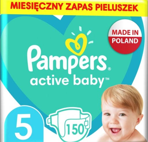 Підгузки Pampers Active Baby розмір 5 11-16 кг 64 шт.