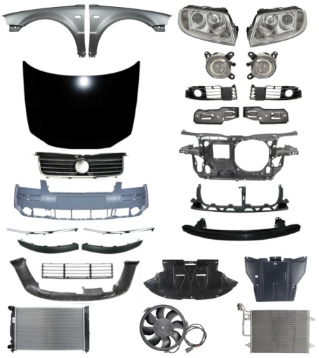 2924 - Volkswagen Passat B5 Lift 00-05 Ремень бампера