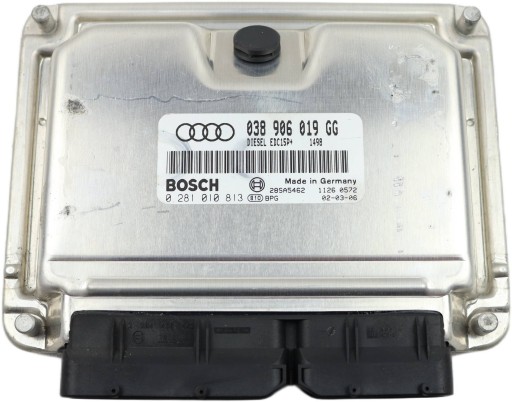 AUDI A4 B6 computer control unit module of the engine 1.9 TDI 038906019GG 0281010813