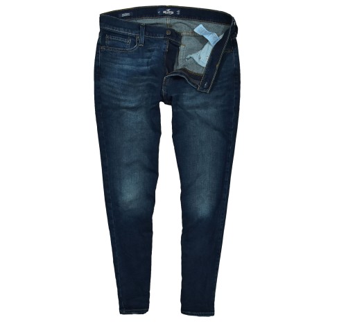 HOLLISTER Epic Flex Slim Straight Spodnie Jeansy Męskie W33 L32