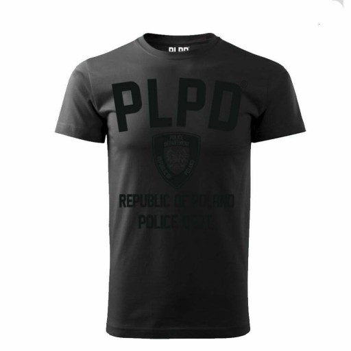 PLPD - Чорна футболка Monolith - S