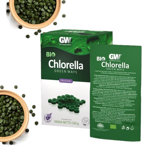BIO Chlorella Green Ways kapsułki 1320 szt. 330 g / detoksykacja