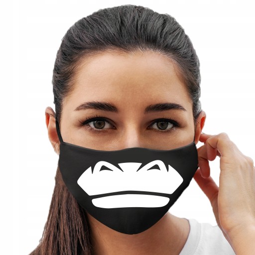 Бавовняна маска чорна 1 шт.