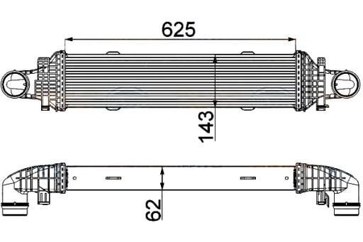 8ML 376 - ИНТЕРКУЛЕР HELLA MERCEDES CLS 250 CDI / BLUETEC /