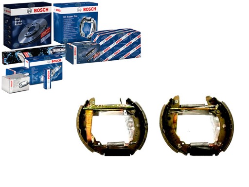 0 204 - Гальмівні колодки VW GOLF II A80 90 BOSCH