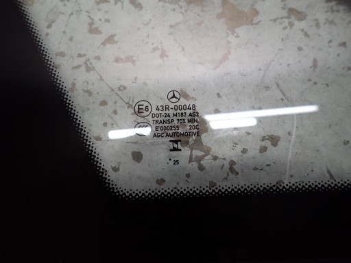 window bodywork left rear part MERCEDES B-KLASA W246 2011-2019 A2466703201