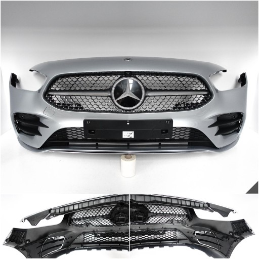 MERCEDES B-KLASA W247 AMG LIFT MOPF 23- bumper + grill + KRATKI front