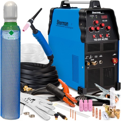 ЗВАРЮВАЛЬНИЙ АПАРАТ SHERMAN TIG AC DC MMA ALU HF