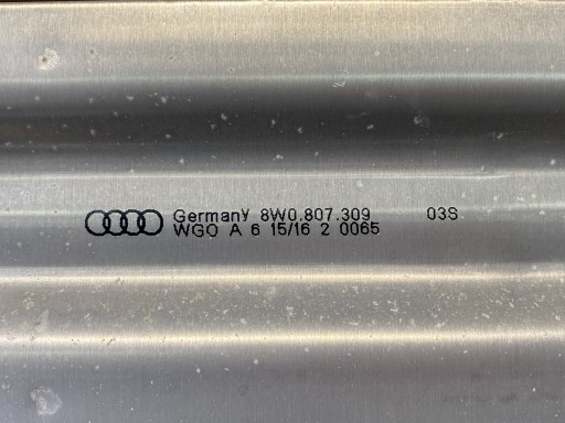 AUDI A4 A5 8W B9 bumper support rear part 8W0807309