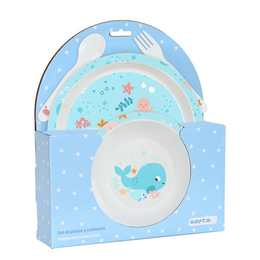 Набір пластикового посуду Safta