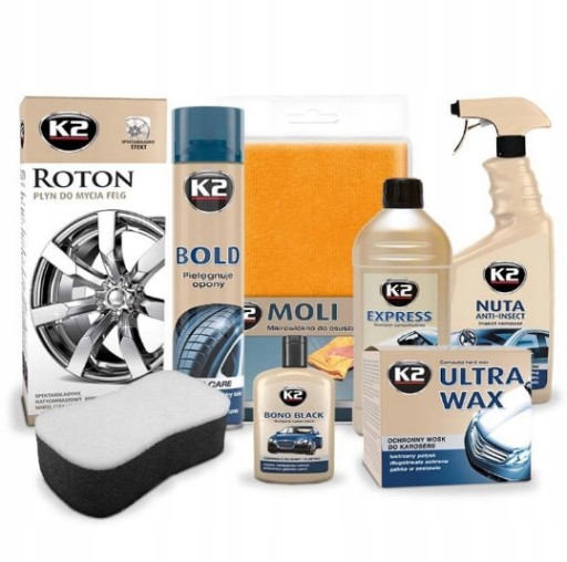 K2 комплект для миття та догляду за автомобілем зовні