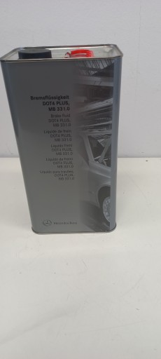 ГАЛЬМІВНА РІДИНА 5 ЛІТРОВ MERCEDES-BENZ DOT4 PLUS MB 331.0 A000989560512
