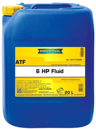 1211112-020 - Рідина ravenol atf 6hp - 20л