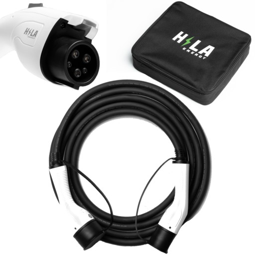 Зарядный кабель hila hcc 7.4kw type 1 - type 2 + etui