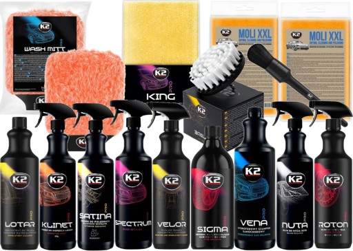K2 PRO НАБІР ПРОФЕСІЙНОЇ КОСМЕТИКИ ТА АВТО АКСЕСУАРІВ ДЛЯ АВТО XXL