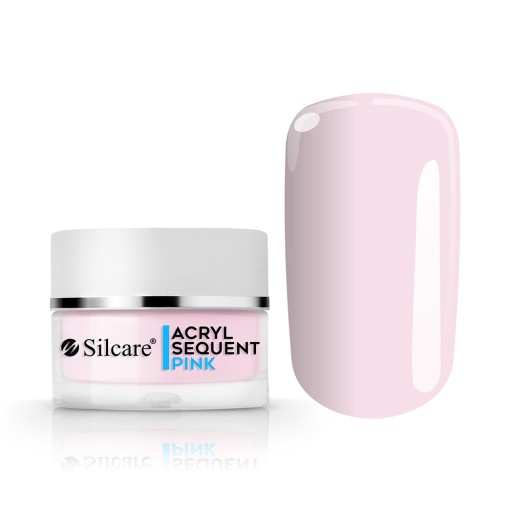 Silcare Akrylový akrylový prášok na nechty manikúra Sequent Lux Pink 36 g