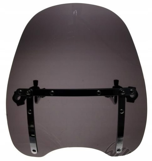 IS14M1260 - ВІТРОВЕ СКЛО ОБТІЧНИК З МЕТАЛЕВИМИ ЛИСТАМИ ТЕМНИЙ