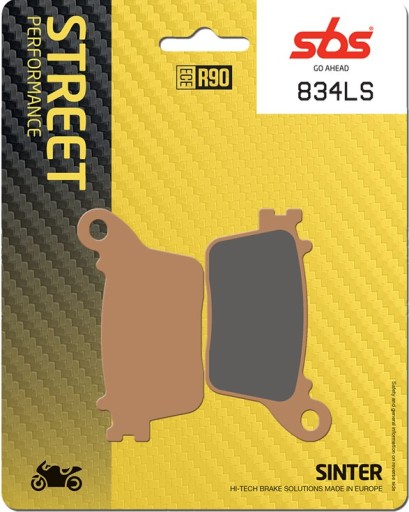 834LS - Тормозные колодки ветчина задний SBS Suzuki GSX-R 1000 09-19
