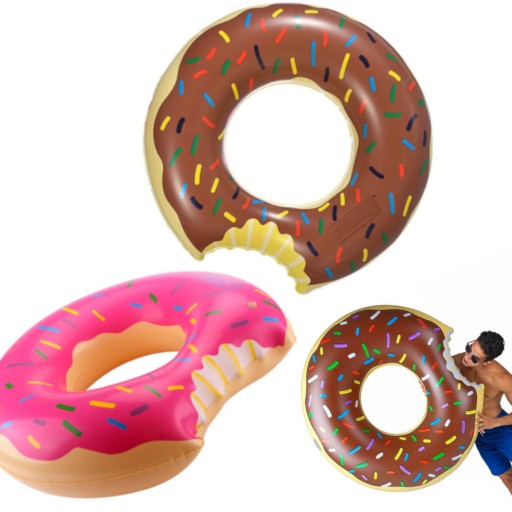 ВЕЛИКЕ НАДУВНЕ КОЛЕСО ДОНАТ XL ВОДНИЙ МАТРАС 90 СМ