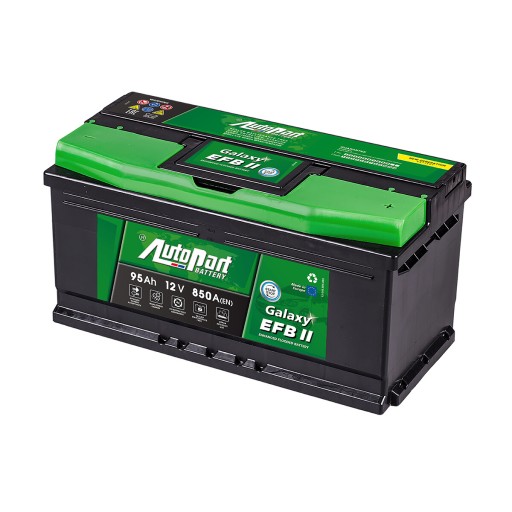 595-582 - Аккумулятор AUTOPART Galaxy EFB II 95AH 850A 12V P+