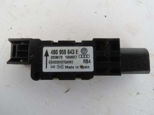 impact sensor airbag PORSCHE CAYENNE and 7L5 4.8 V8 4B0959643E