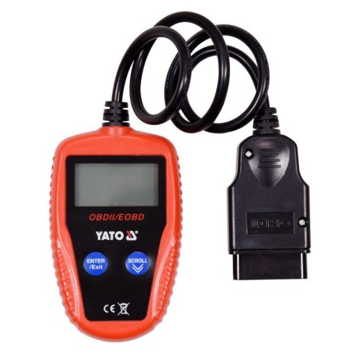 OBD II EOBD OBD2 ЖК-диагностический тестер