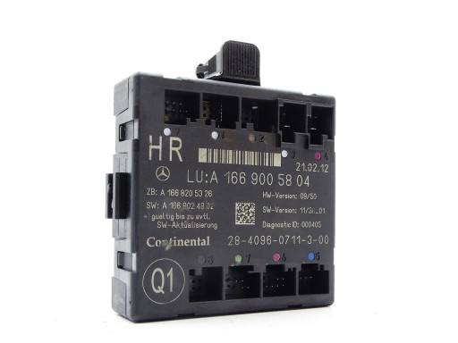 module control unit door right MERCEDES ML W166 A1669005804
