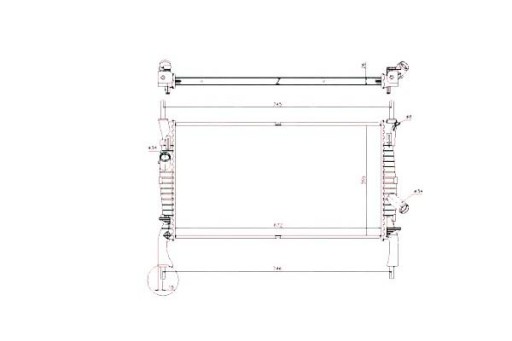 53742/NRF - Радиатор nrf ford transit 06-