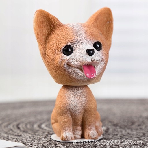 СОБАКА З КИВОЮ ГОЛОВОЮ ДЕКОРАЦІЯ АВТОМОБІЛЯ