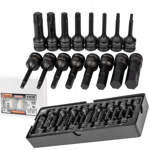 RICHMANN УДАРНІ НАСАДКИ 1/2 ' ALLEN / TORX C1228T