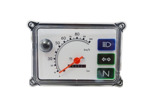 T30138-bia - СЧЕТЧИК SR50 SIMSON СКУТЕР С БЕЛЫМ ЦИФЕРБЛАТОМ