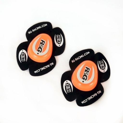 RG RACING AERO KNEE SLIDERS ORANGE