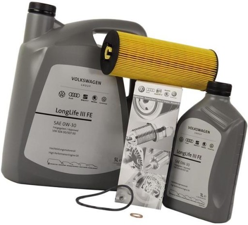 OE VAG ФІЛЬТР + МАСЛО 0W30 6L AUDI A6 C5 A8 D2 2.5 TDI