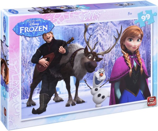 PUZZLE 99 kusov FROZEN ANNA DISNEY KING 33 x 22 39