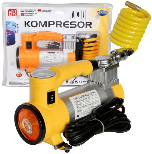 PROFAST КОМПРЕССОР 12V10ATM + ЛАМПА HD 3472 CAR OK