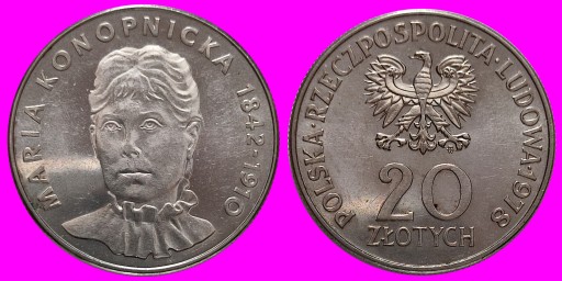 20 zł 1978 Maria Konopnicka A 252