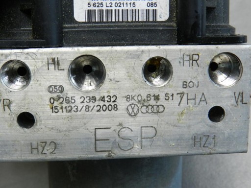 AUDI A5 8T Pumpe ABS 8K0614517HA 8K0907379CP